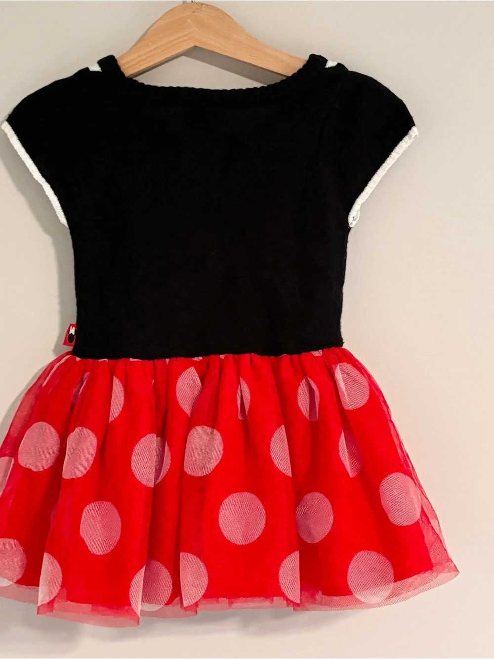 Minnie Mouse Black & Red Girls Dress